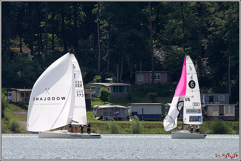 J70 - WOODLAND, 12.06.2021 Segelboot; Segeln; Woodland; Spinnaker; J70; Sorpesee; Sauerland